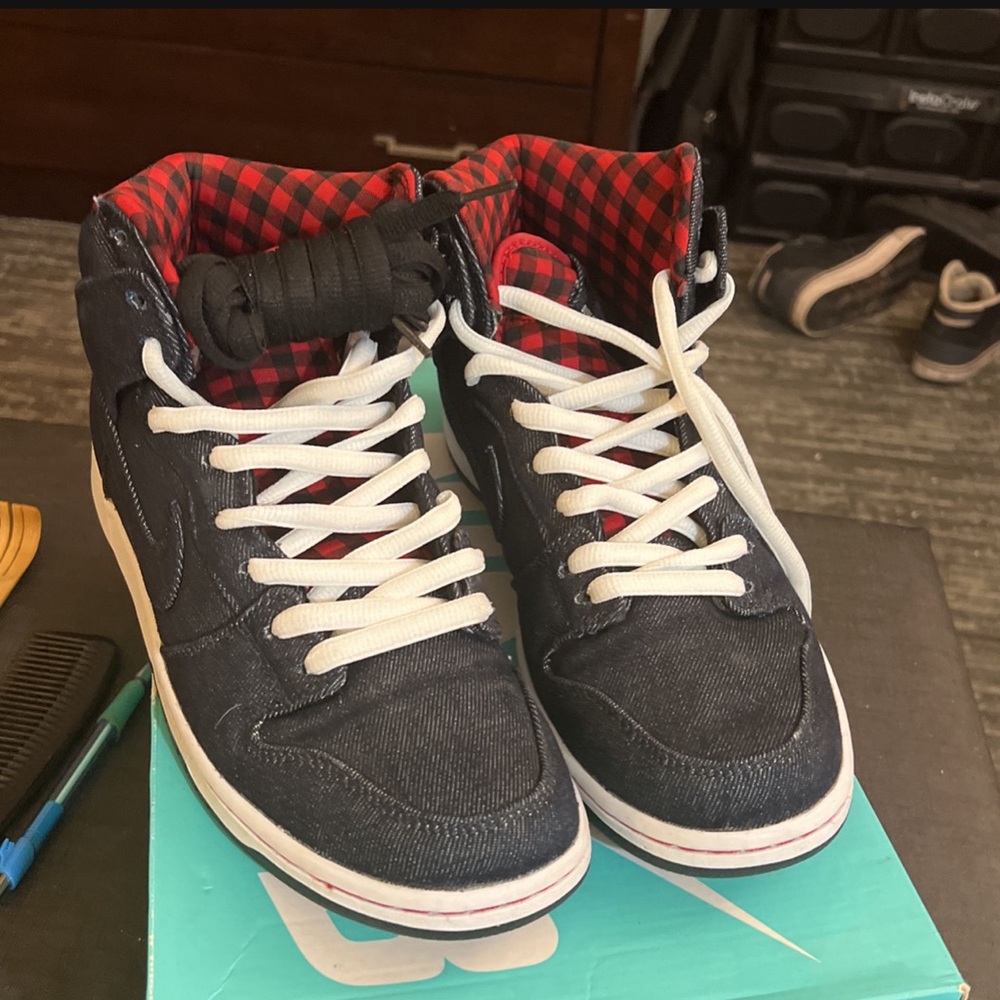 - Nike SB Dunk High: Lumberjack **New, Never Worn**
